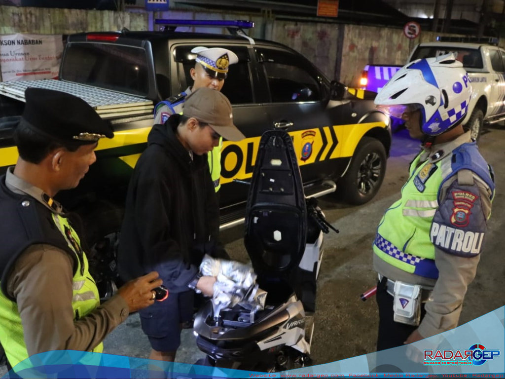 Polres Sergai Gelar Patroli KRYD Mengantisipasi Gangguan Kamtibmas